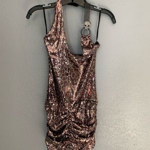 Sky sequence dress XS